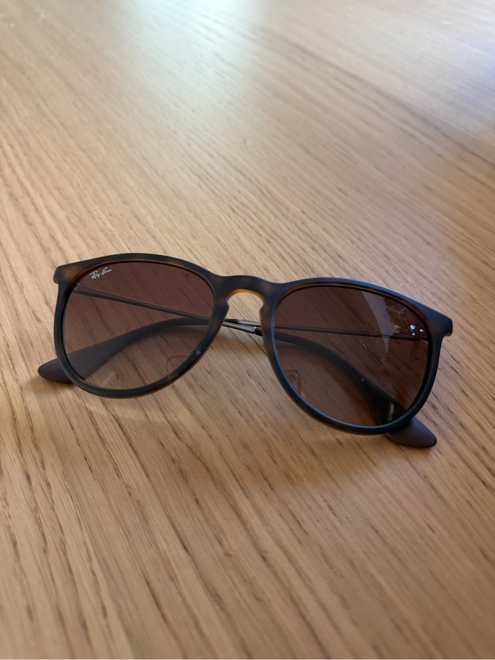 Ray-Ban Brown Tortoise Frame Sunglasses with Brown Lenses - Erika